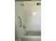 Clean bathroom with shower/tub combo and grab bar at 1590 Mustang Dr, Henderson, NV 89002
