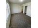 Spacious bedroom with carpet and double closets at 1590 Mustang Dr, Henderson, NV 89002