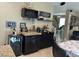 Coffee bar offers a wine cooler, ample storage and countertop space, ideal for entertaining at 181 Elexese Ct, Las Vegas, NV 89183