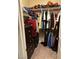 Walk-in closet filled with clothes and accessories at 181 Elexese Ct, Las Vegas, NV 89183