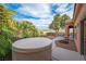 Hot tub on a patio with golf course views at 2520 Links Dr, Laughlin, NV 89029