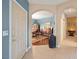 Inviting entryway with views into the formal dining area at 2520 Links Dr, Laughlin, NV 89029