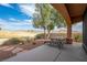 Relaxing patio with lounge chairs and golf course views at 2520 Links Dr, Laughlin, NV 89029