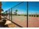 Community tennis court with chain link fence at 2520 Links Dr, Laughlin, NV 89029