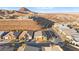 Aerial view of a house in a residential neighborhood at 52 Reverie Heights Ave, Henderson, NV 89011