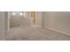 Carpeted bedroom with access to laundry and bath at 5341 Appledale St, Las Vegas, NV 89166