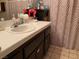Bathroom with single vanity and shower at 5400 Paul Kurtz Way # 102, Las Vegas, NV 89108
