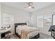 Secondary bedroom with neutral decor and workspace at 600 N Carriage Hill Dr # 1108, Las Vegas, NV 89138