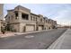 Modern building exterior with attached garages at 600 N Carriage Hill Dr # 1108, Las Vegas, NV 89138