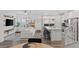 Open concept living area with kitchen and island at 600 N Carriage Hill Dr # 1108, Las Vegas, NV 89138
