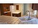 Kitchen with double sink and ample counter space at 6684 Coronado Crest Ave, Las Vegas, NV 89139