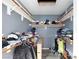 Large walk-in closet with ample shelving and hanging space at 207 Charter Oak St, Henderson, NV 89074