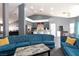 Open living space with sectional sofa and kitchen view at 207 Charter Oak St, Henderson, NV 89074