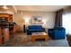 Open concept living and kitchen area with a breakfast bar at 211 E Flamingo Rd # 414, Las Vegas, NV 89169
