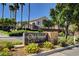 Old Vegas Ranch community entrance with landscaping and signage at 2495 April Breeze Ln, Henderson, NV 89002