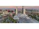 Stunning aerial view showcasing the surrounding cityscape at 4381 W Flamingo Rd # 2105, Las Vegas, NV 89103