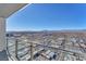 Private balcony boasting expansive city and mountain views at 4381 W Flamingo Rd # 3819, Las Vegas, NV 89103