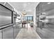 Contemporary kitchen featuring stainless steel finishes and city views at 4381 W Flamingo Rd # 3819, Las Vegas, NV 89103