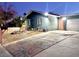 Single story home with a modern look and attached garage at 4713 Tamalpias Ave, Las Vegas, NV 89120