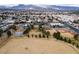 Aerial view of a park with playground, sports field in a residential neighborhood at 6701 Dorita Ave # 201, Las Vegas, NV 89108