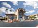 Charming clubhouse exterior showcasing unique architecture and well-maintained surroundings at 6701 Dorita Ave # 201, Las Vegas, NV 89108
