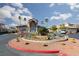 Attractive clubhouse with desert landscaping, offering a central gathering spot for the community at 6701 Dorita Ave # 201, Las Vegas, NV 89108