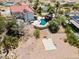 Luxury estate with pool, waterfall and putting green at 672 Los Feliz St, Las Vegas, NV 89110