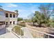 Landscaped backyard with a view and pool at 672 Los Feliz St, Las Vegas, NV 89110