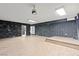 Soundproofed basement studio with raised stage and wood flooring at 672 Los Feliz St, Las Vegas, NV 89110