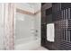 Bathroom with shower and soundproofed walls at 672 Los Feliz St, Las Vegas, NV 89110