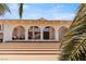 Elegant entryway featuring arched doorways and a spacious porch at 672 Los Feliz St, Las Vegas, NV 89110