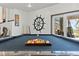 Basement game room features a pool table, and access to backyard at 672 Los Feliz St, Las Vegas, NV 89110
