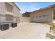 Attached two-car garage with additional space at 672 Los Feliz St, Las Vegas, NV 89110