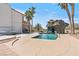 Refreshing pool with waterfall feature; adjacent to home at 672 Los Feliz St, Las Vegas, NV 89110