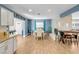 Dining room with table and chairs, open to kitchen and game room at 821 Mar Jay Ct, Las Vegas, NV 89107