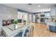 Modern kitchen with stainless steel appliances and granite countertops at 821 Mar Jay Ct, Las Vegas, NV 89107