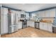 Modern kitchen with stainless steel appliances and granite countertops at 821 Mar Jay Ct, Las Vegas, NV 89107