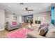 Open living room with a view into kitchen area at 821 Mar Jay Ct, Las Vegas, NV 89107