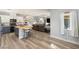 Modern kitchen with an island, stainless steel appliances, and ample counter space at 10509 Ingelow Ct, Las Vegas, NV 89166