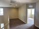 Loft area features neutral walls, carpet, and recessed lighting at 12243 Pacific Cruise Ave, Las Vegas, NV 89138