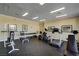 Well-equipped fitness center with various exercise machines and weights for residents' health and wellness at 1701 King James St # 101, Las Vegas, NV 89144