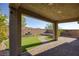 Landscaped backyard with artificial turf and brick pavers at 25 Via Corvina, Henderson, NV 89011