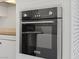 Stainless steel built-in oven with digital controls at 350 E Desert Inn Rd # H208, Las Vegas, NV 89109