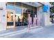 Modern building entrance with prominent signage at 353 E Bonneville Ave # 711, Las Vegas, NV 89101