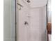 Clean and bright shower stall at 353 E Bonneville Ave # 711, Las Vegas, NV 89101