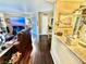 Open living space with hardwood floors and a view to the kitchen at 3550 Bay Sands Dr # 1070, Laughlin, NV 89029