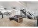 Bright living area, featuring a loft and open concept at 4071 Village Sq, Las Vegas, NV 89121