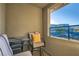 Cozy balcony with chairs and a view of the neighborhood at 495 Granite Arch St, Las Vegas, NV 89138
