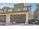 Two-story home with attached garage and modern facade at 495 Granite Arch St, Las Vegas, NV 89138