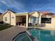 Inviting backyard oasis with pool, spa, and patio at 8545 Summer Vista Ave, Las Vegas, NV 89145